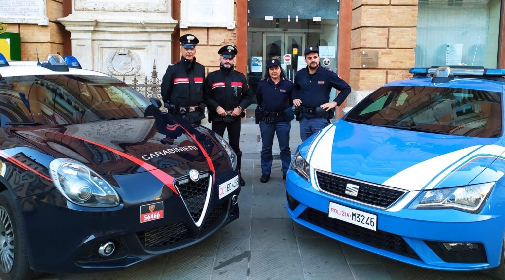 polizia e carabinieri spoleto