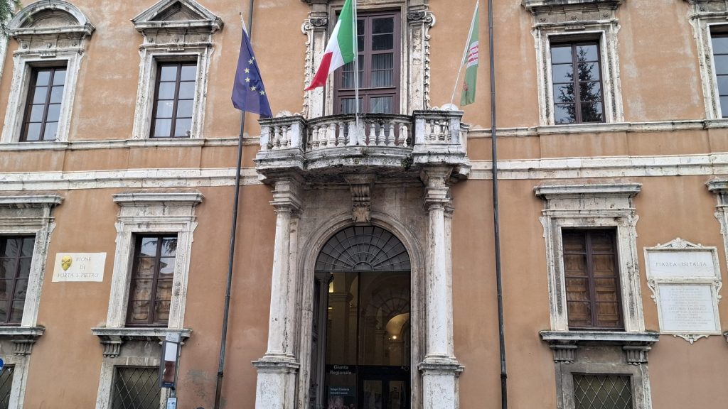 Palazzo Donini sede giunta regione umbria