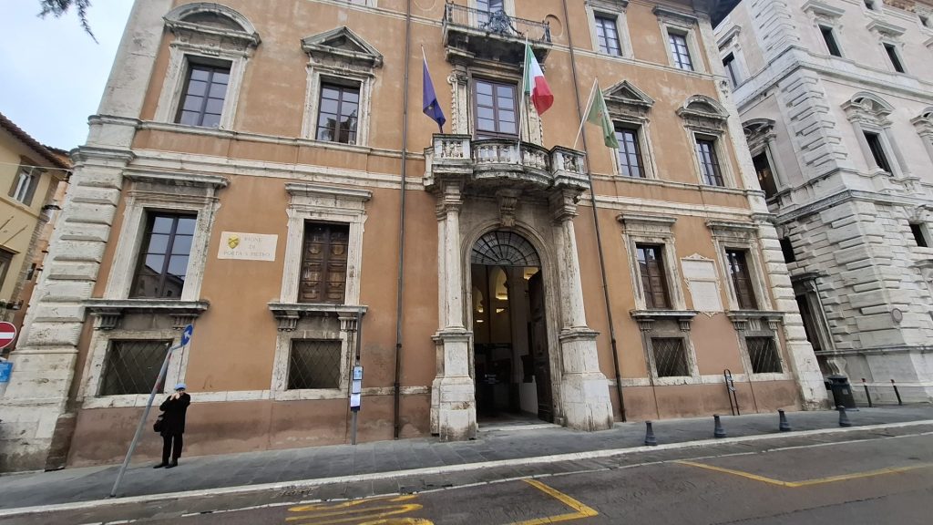 Palazzo Donini Regione Umbria sede Giunta