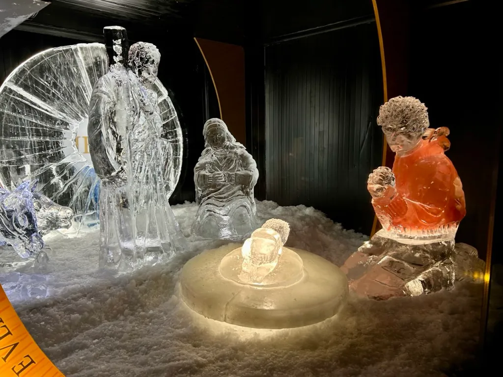 Acutis presepe di ghiaccio