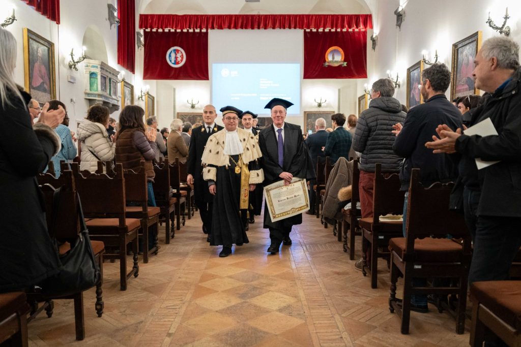 il Rettore_e_Meyerson_al_termine_della cerimonia