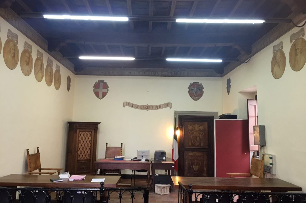 sala udienze giudice di pace Todi