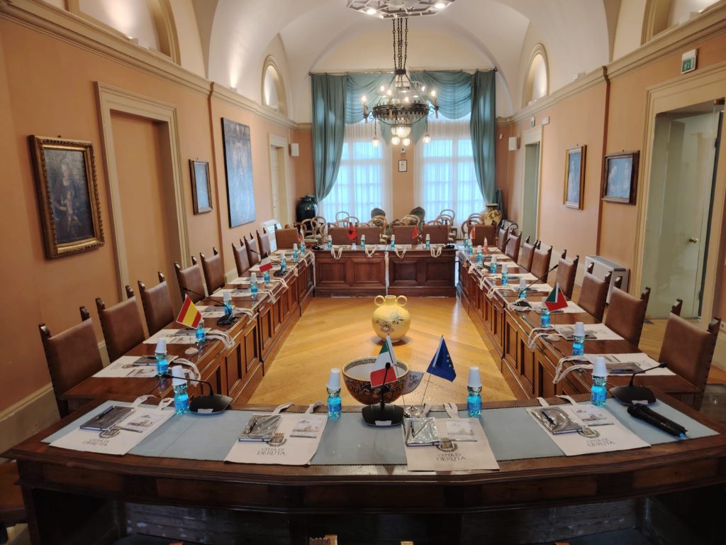 sala accoglienza Paesi partecipanti
