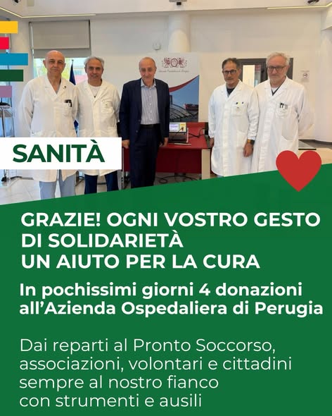 Solidarietà alla sanità umbra