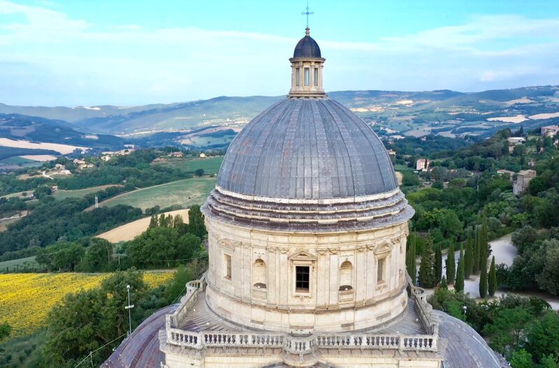 terrazze Tempio Consolazione da drone