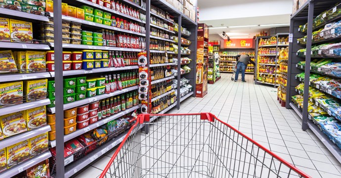 Scaffali supermercato